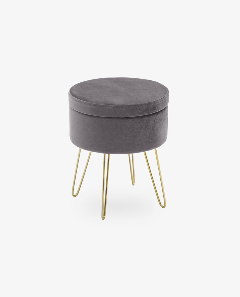 Vanity stool with discount storage