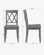 Pocatello X-Back Dining Chairs Set of 2