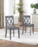 Pocatello X-Back Dining Chairs Set of 2