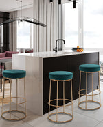 DUHOME modern bar stools atrovirens  online shopping